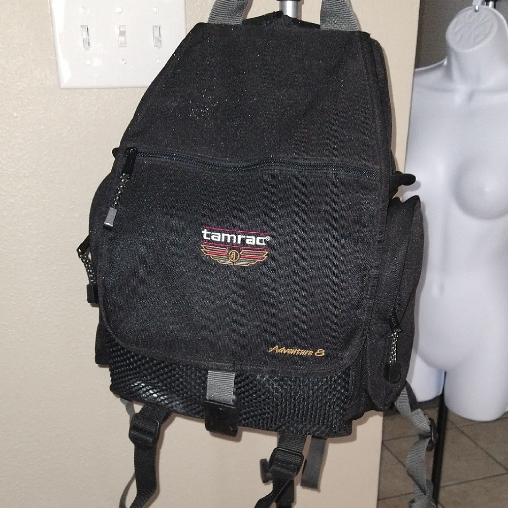 Adventure 8 Tamarack Black Multi-Pocket Backpack